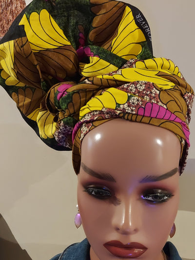 African Print Biola Head Wrap