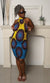 African Print Imani Smoked Summer Dress