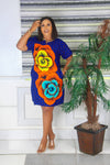 Amadou Ankara Flower Dress
