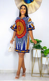 African Print Lauren Dress