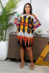 African Print Khady Royale Dress