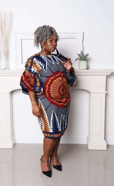 African Print Lauren Dress